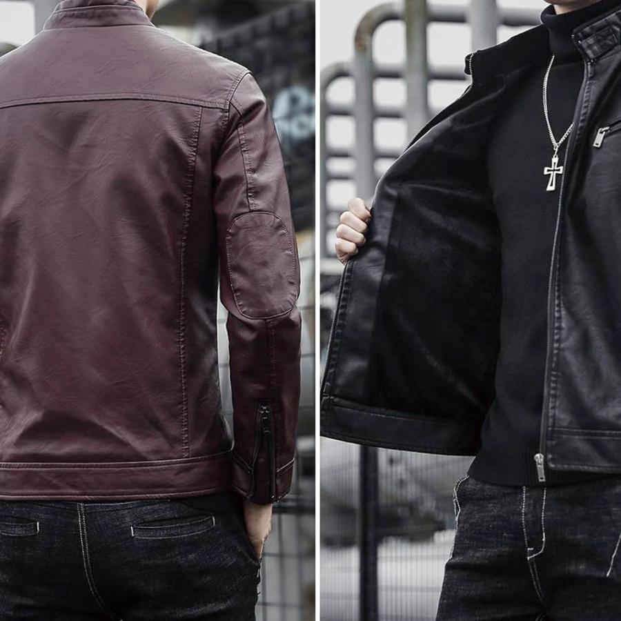 ライダースジャケット メンズ シングルライダースジャケット 20代 春