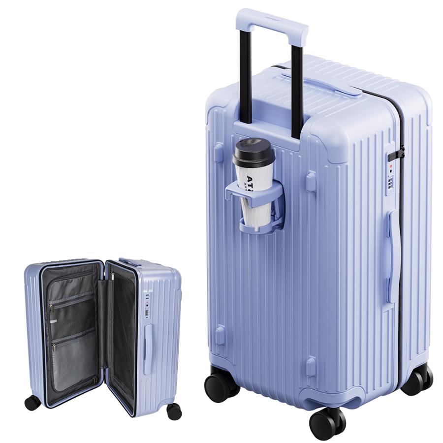 押してもへへたらない超軽量 スーツケース Lサイズ 大容量 キャリー