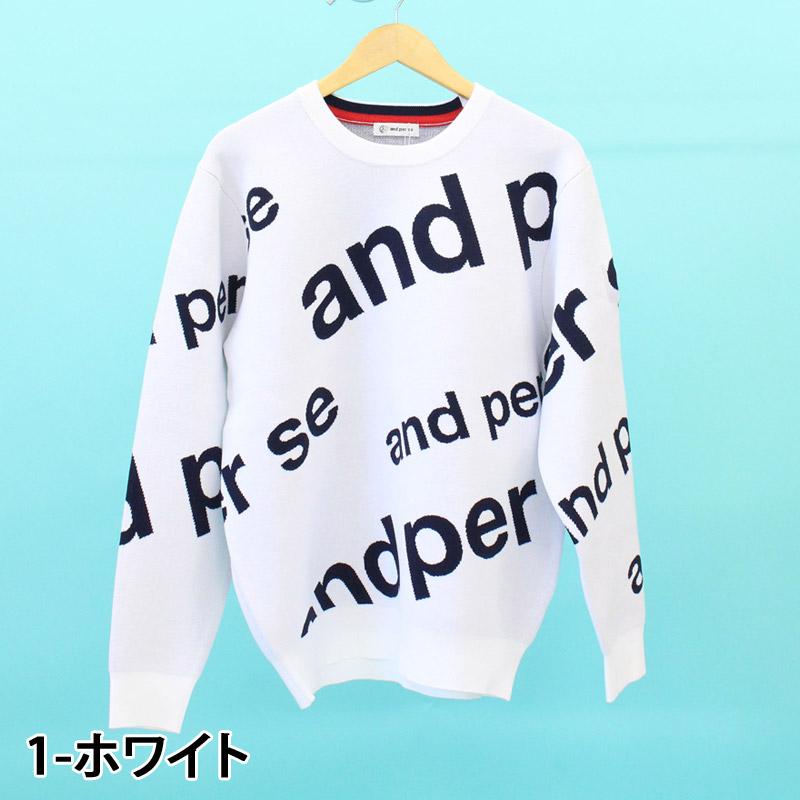 and per se（アンパスィ） ゴルフウェア メンズ ニットセーター