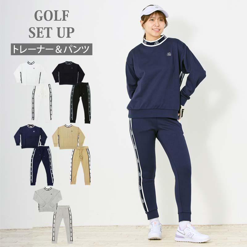 ゴルフウェア レディース 上下セットアップ gs GOLF スウェット