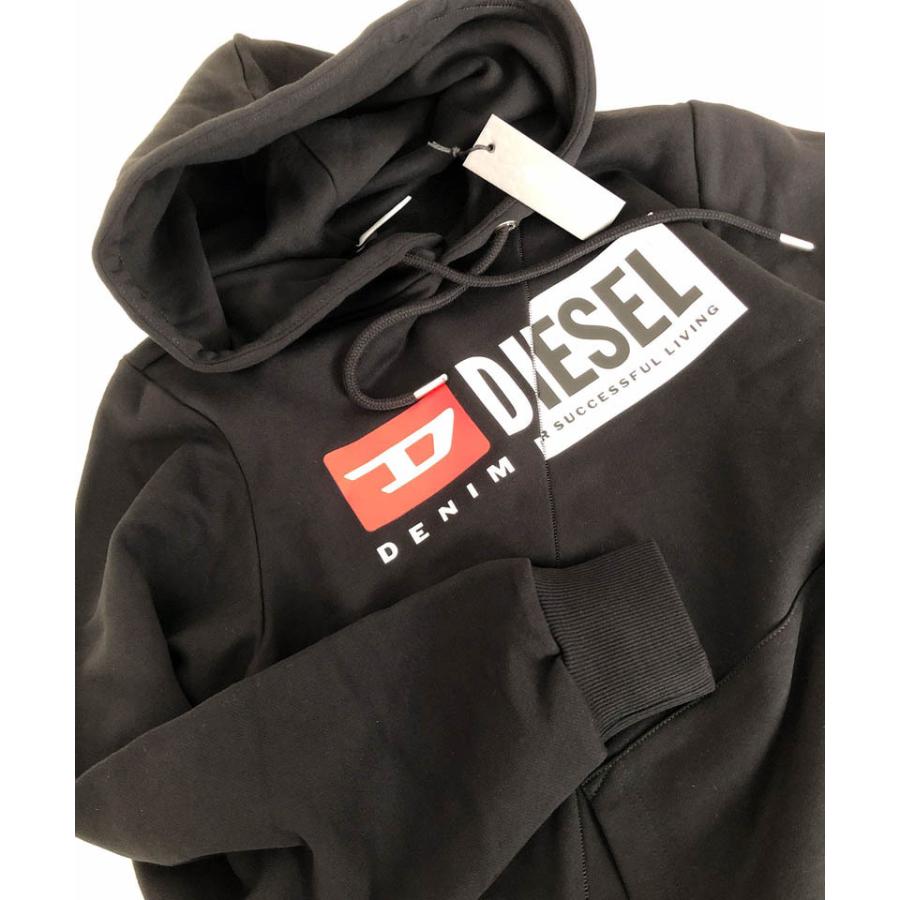 DIESEL（ディーゼル） Wロゴ プリント スウェット プルオーバー
