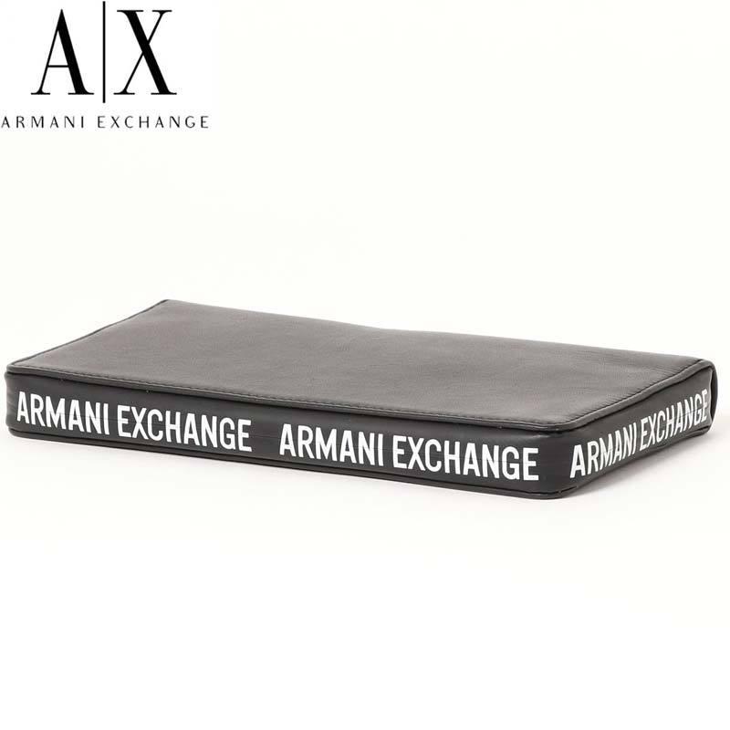 ARMANI EXCHANGE アルマーニエクスチェンジ AX ラウンドロゴファスナー