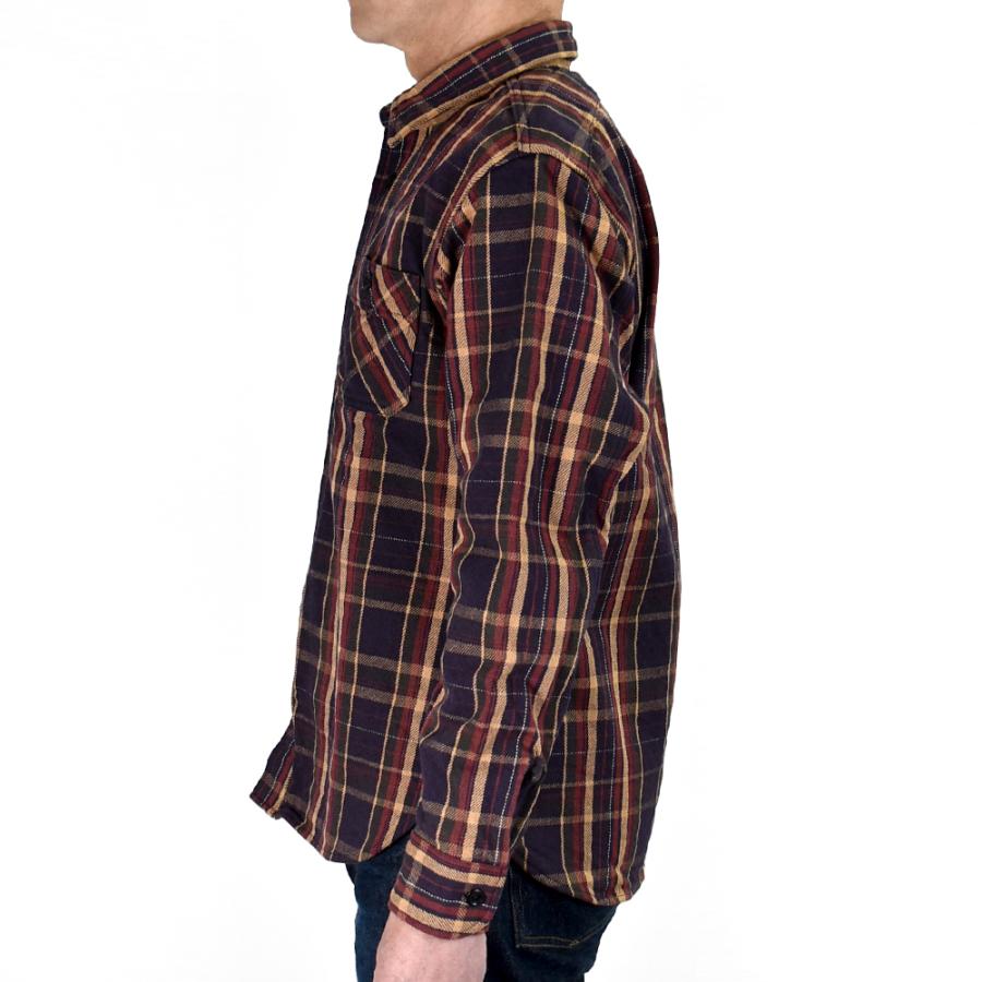 DELUXEWARE（デラックスウエア） ネルシャツ JAPAN ANTIQUE COLOR 長袖