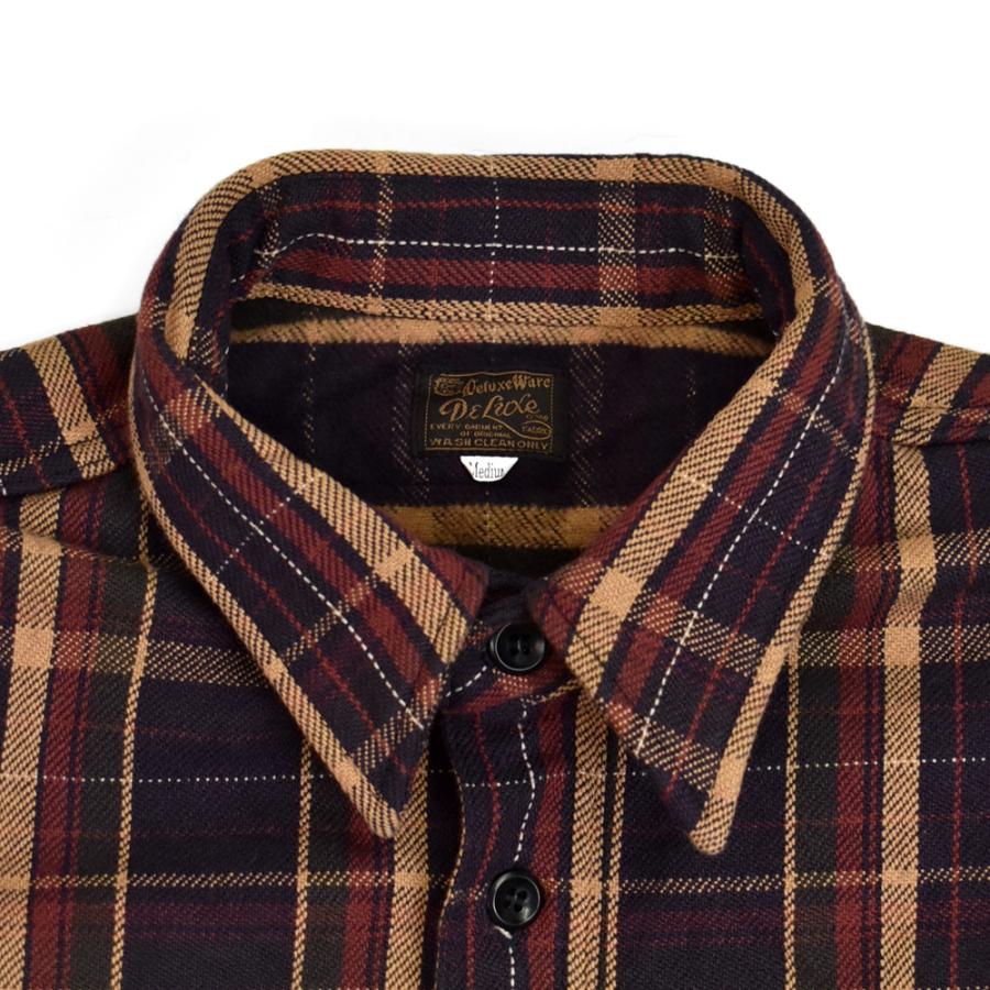 DELUXEWARE（デラックスウエア） ネルシャツ JAPAN ANTIQUE COLOR 長袖