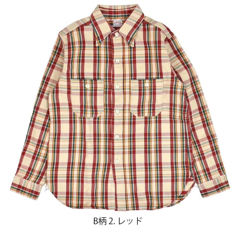 WAREHOUSE（ウエアハウス） ネルシャツ Lot 3104 FLANNEL SHIRTS A柄 B