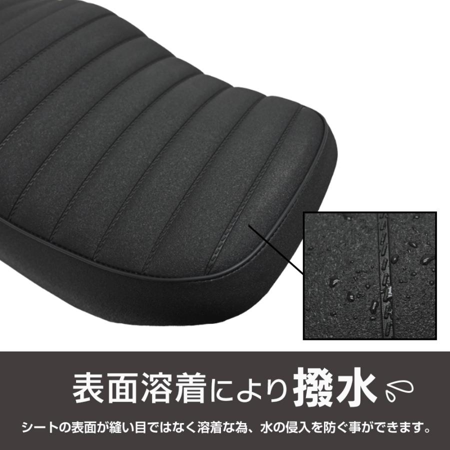 CBX400F CBX550F タックロールシート 黒 あんこ抜き 撥水加工 旧車