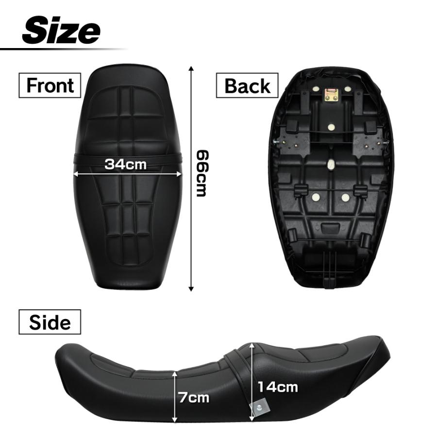 ゼファー 400 初期 シート Z2仕様 ブラック 前期ZR400 C1 C2 C3 C4