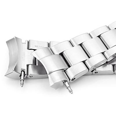 20mm メタル時計バンド ステンレススチール オイスター ブレスレット