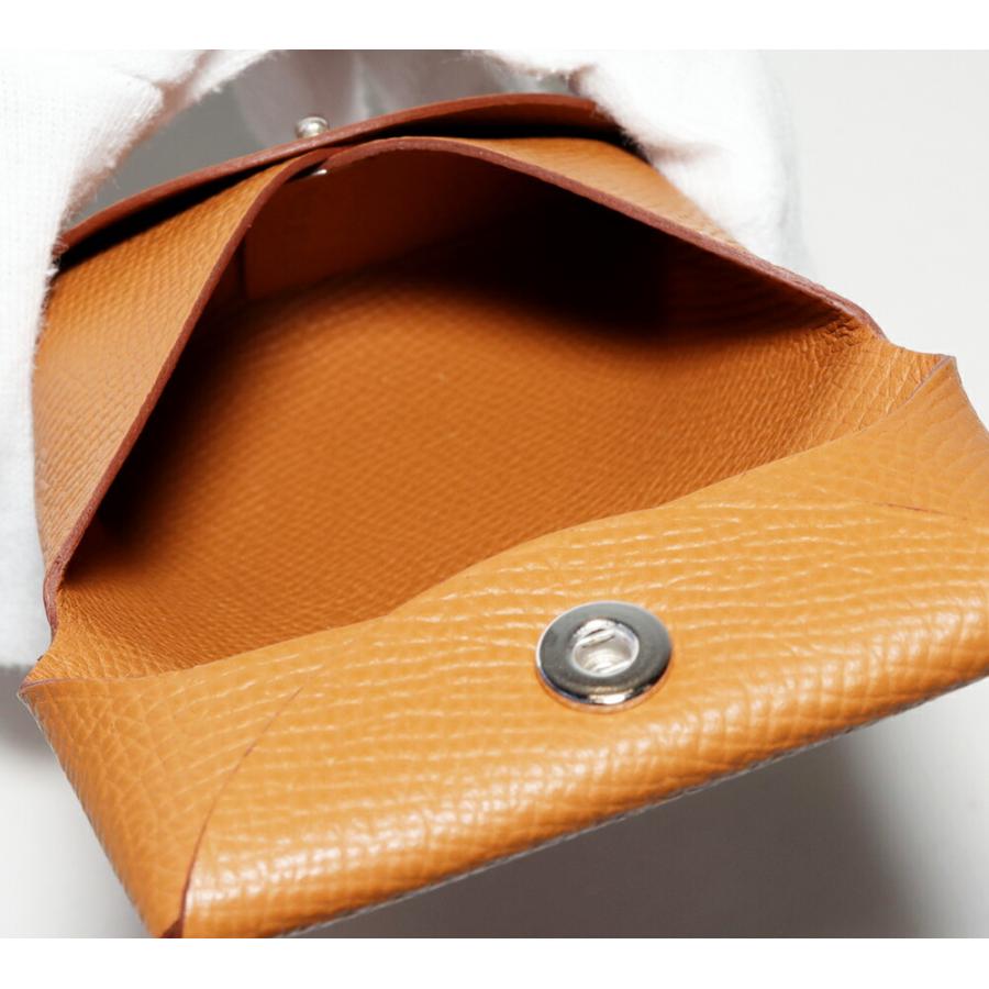 HERMES（エルメス） コインケース バスティア エプソン ゴールド