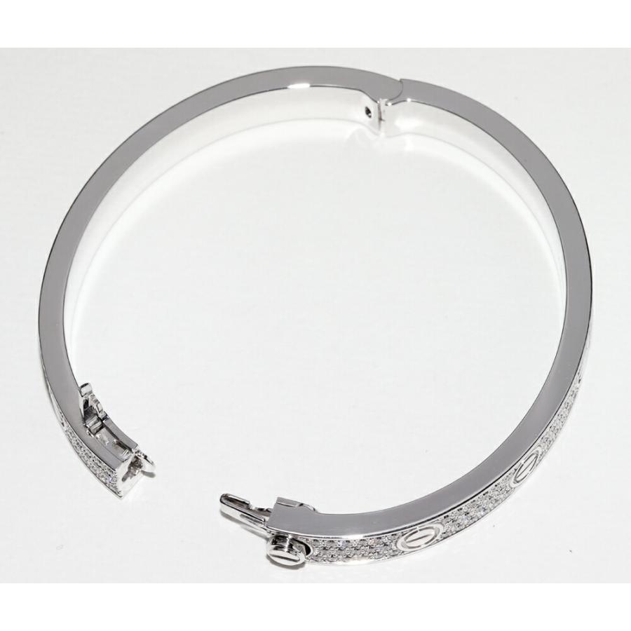 Cartier（カルティエ） バングル K18WG ダイヤ204P(約計1.99ct
