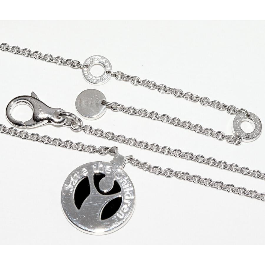 BVLGARI（ブルガリ） ペンダントネックレス SV オニキス1P ルビー1P