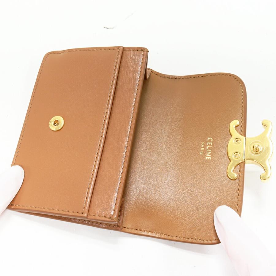 CELINE（セリーヌ） カードケース トリオンフ フラップ付きカード