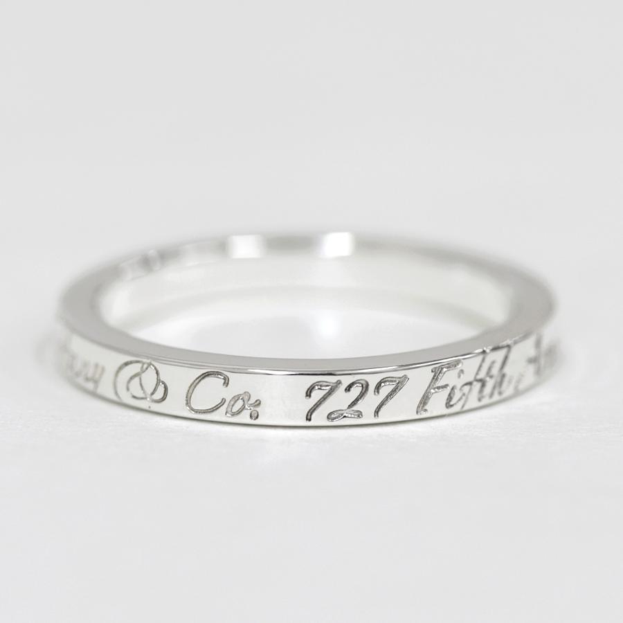 TIFFANY&Co.（ティファニー） SV シルバー ノーツナロー ニューヨーク