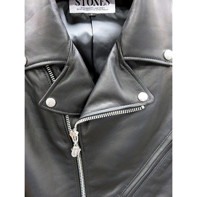 ROLLING STONES X JACKROSE ラムレザーWライダースジャケット