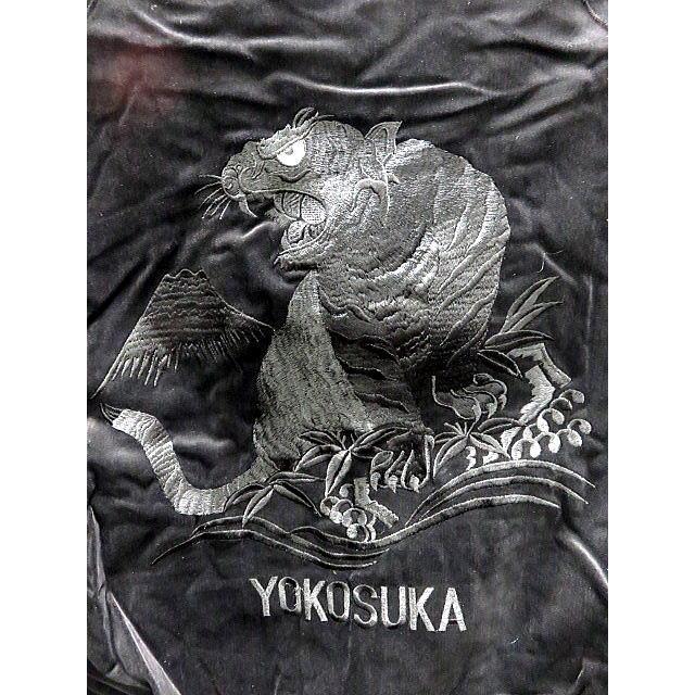 スカジャン 黒虎 別珍 日本製本格刺繍 : takafuku1915 - 通販 - Yahoo