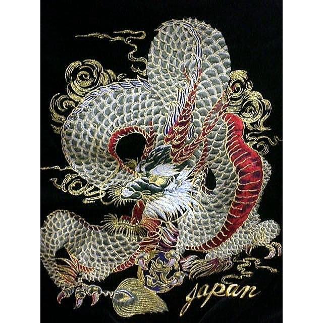 スカジャン 新龍刺繍 別珍 日本製本格刺繍 : takafuku1915 - 通販