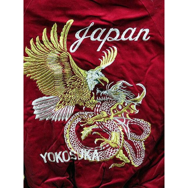 スカジャン 鷹と竜 別珍 日本製本格刺繍 : takafuku1915 - 通販