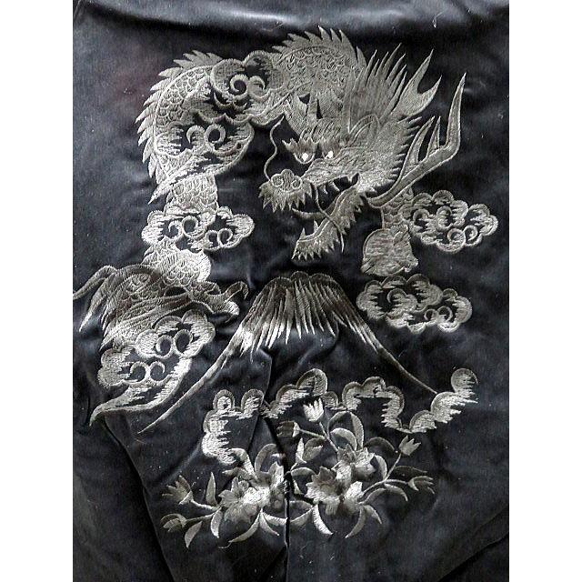 スカジャン 日本製本格刺繍のスカジャン2L 花龍 別珍 : takafuku1915