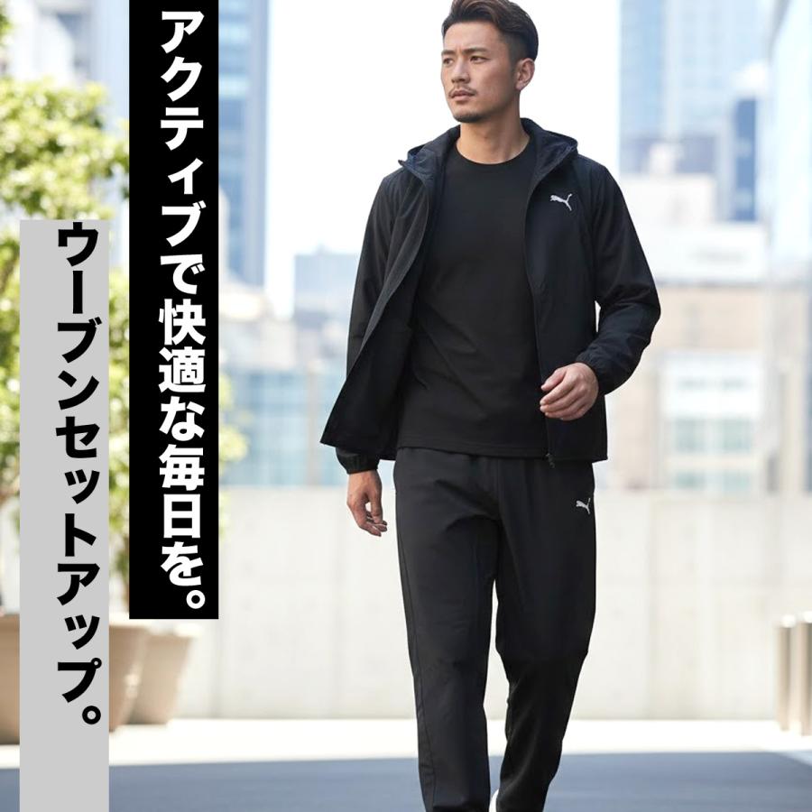 PUMA（プーマ） クロス薄手 ジャージ 上下 メンズ セットアップ