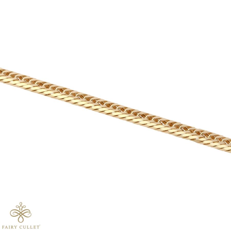 18金ネックレス K18 8面トリプル喜平チェーン 日本製 検定印 約12gUp