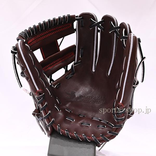 あすつく 和牛JB 硬式用 JB-004S 内野手用 ブラウン×ブラック紐 硬式