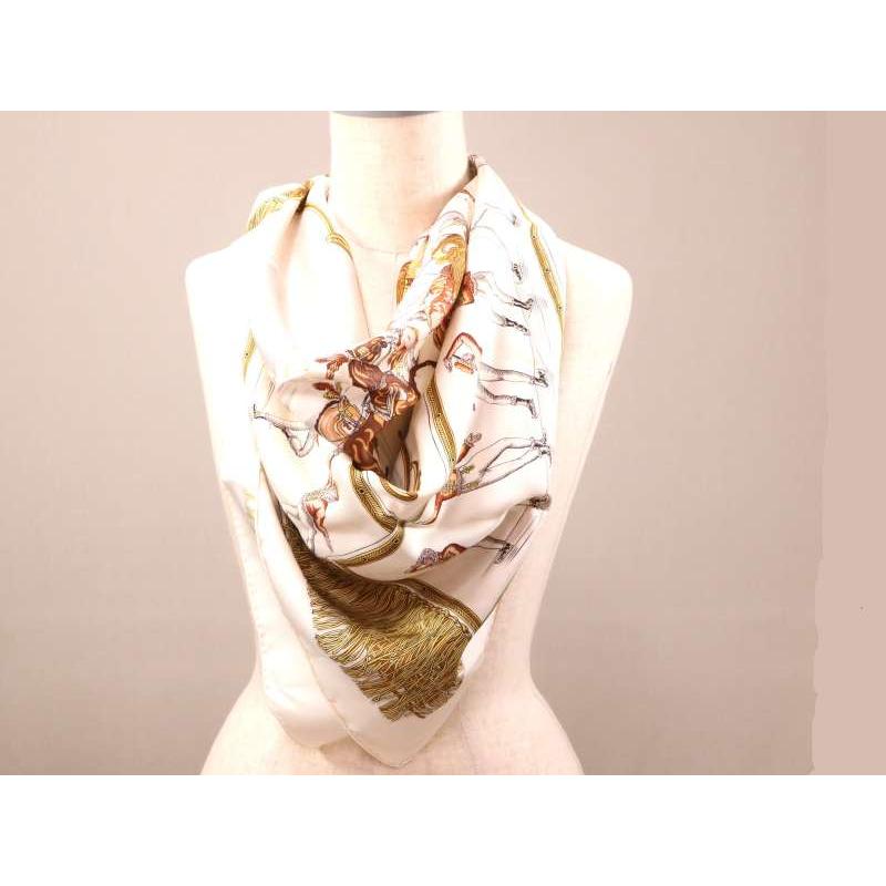 HERMES（エルメス） スカーフ カレ90 氷上の喜び シルク100