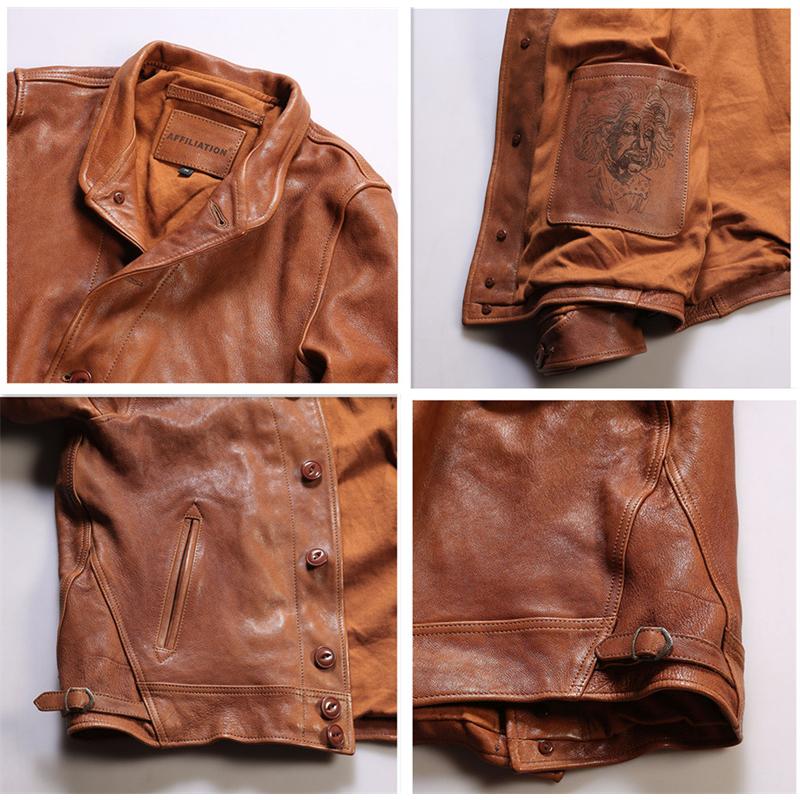 ヤギ革ジャケット ゴートスキン 本革ジャケット レザージャケット 革