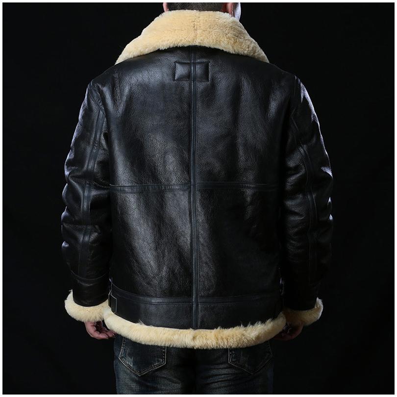 B-3ムートンジャケット ムートコート B3 フライトジャケット 革ジャン