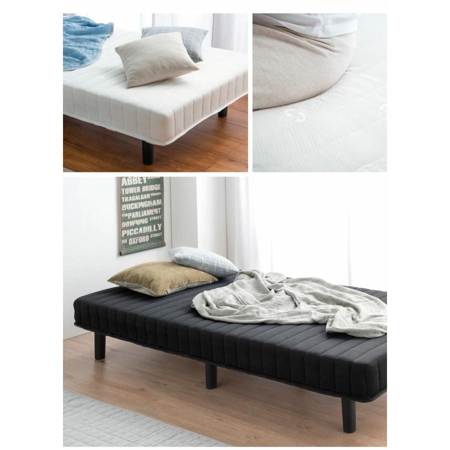 タンスのゲン ベッド 脚付きマットレス シングルベッド ボンネルコイル