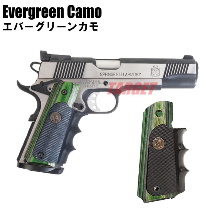 ☆パックマイヤー 1911用 ラミネートウッド/ラバー製 グリップ