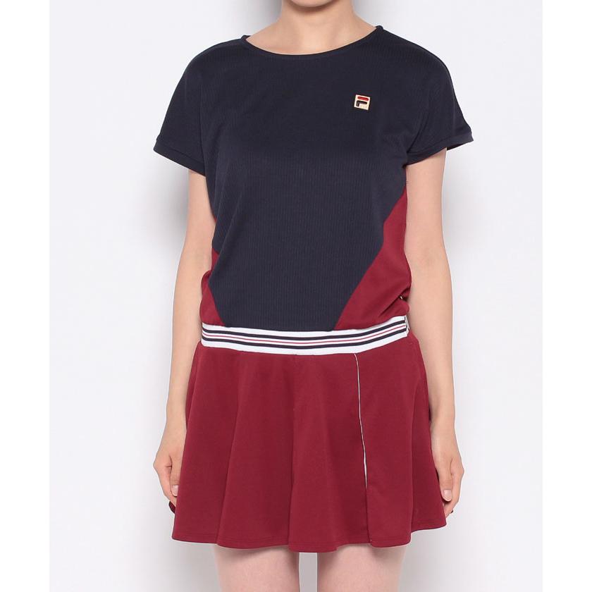 FILA（フィラ） 切替 ワンピース VL2520 ウィメンズ テニス 『ポスト