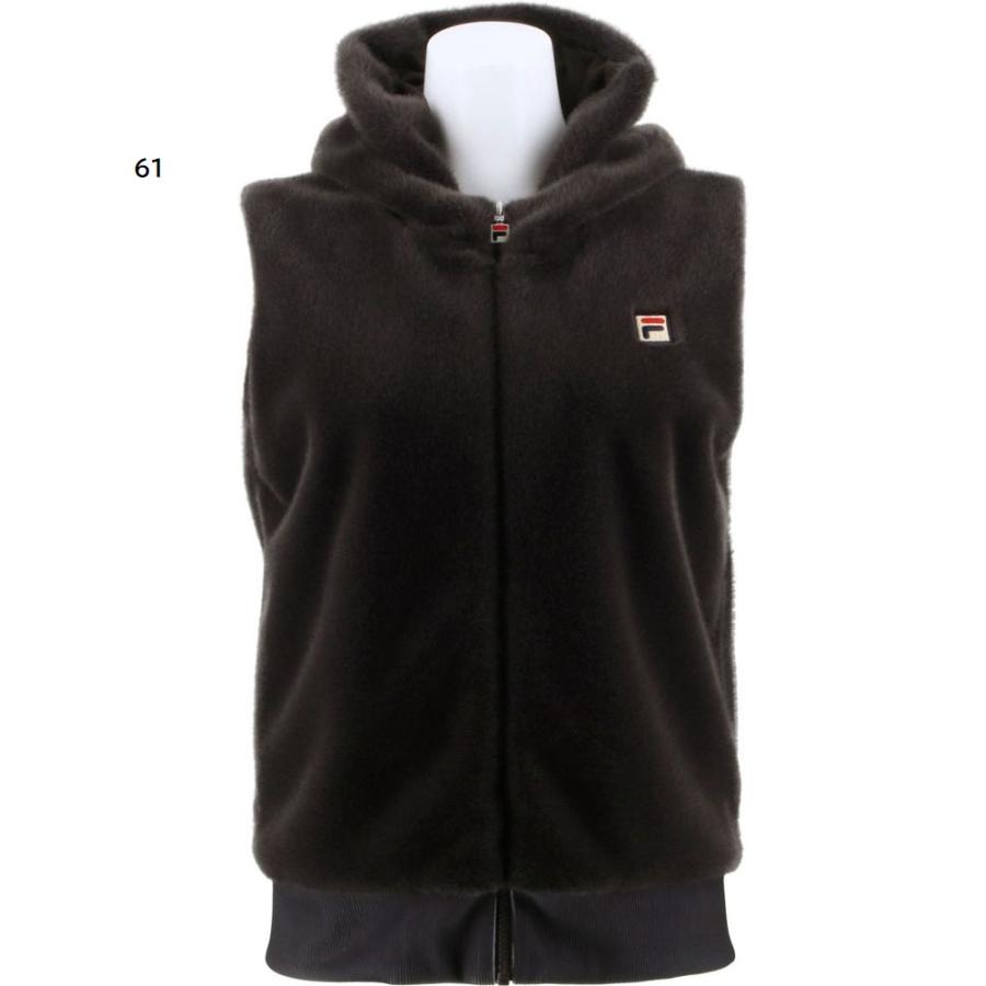 FILA（フィラ） フェイクファー ベスト VL2561 ウィメンズ テニス