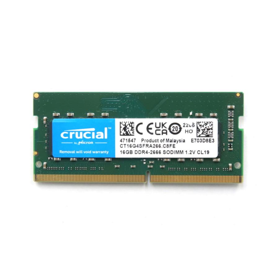 ◇Crucial 16GB DDR4-2666(PC4-21300) SODIMM PC4-21300(2666)/2Rx4