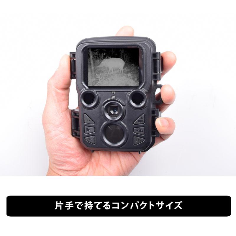 赤外線無人カメラ 防犯カメラ サイトロンジャパン ブラック 迷彩 IP65