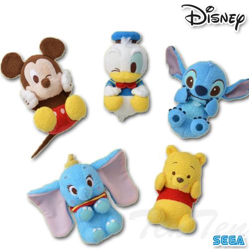 ディズニーキャラクター 赤いほっぺころりんぬいぐるみ 全5種セット