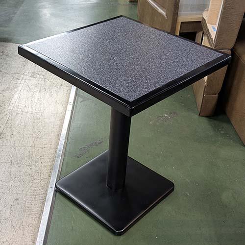 スナックテーブル 黒 大理石風天板 業務用 中古/送料無料 : 業務用厨房