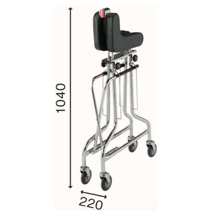 星光医療器製作所 アルコー1S型 100415 室内用歩行車 四輪自在