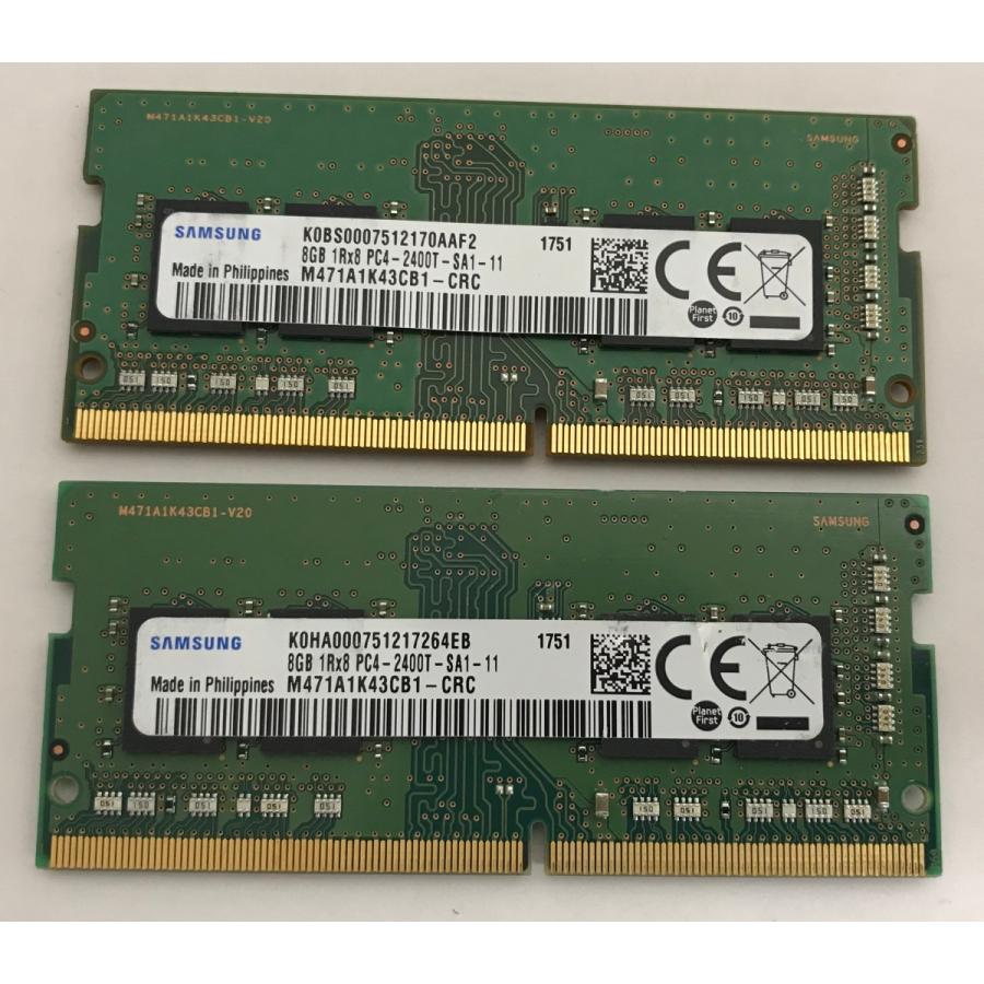SAMSUNG（サムスン） ddr4 16gb ノート用 SAMSUNG 1Rx8 PC4-2400T 8GB