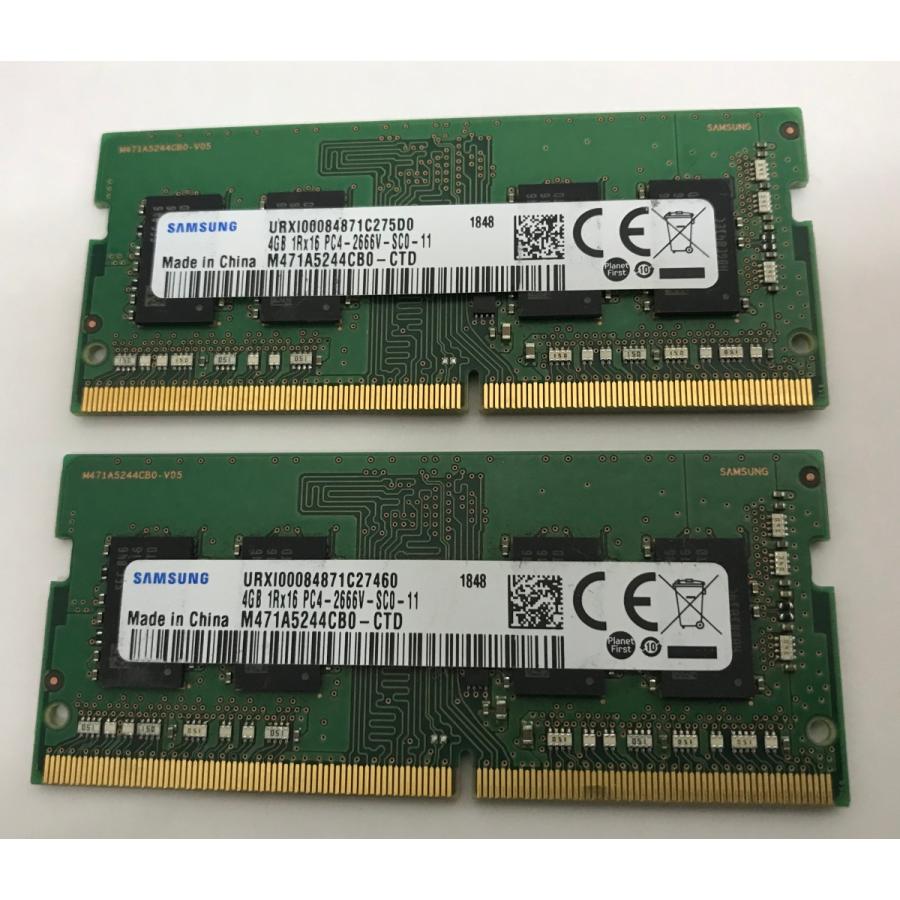 SAMSUNG（サムスン） ddr4 8gb ノート用 SAMSUNG PC4-2666V 8GB 4GB 2