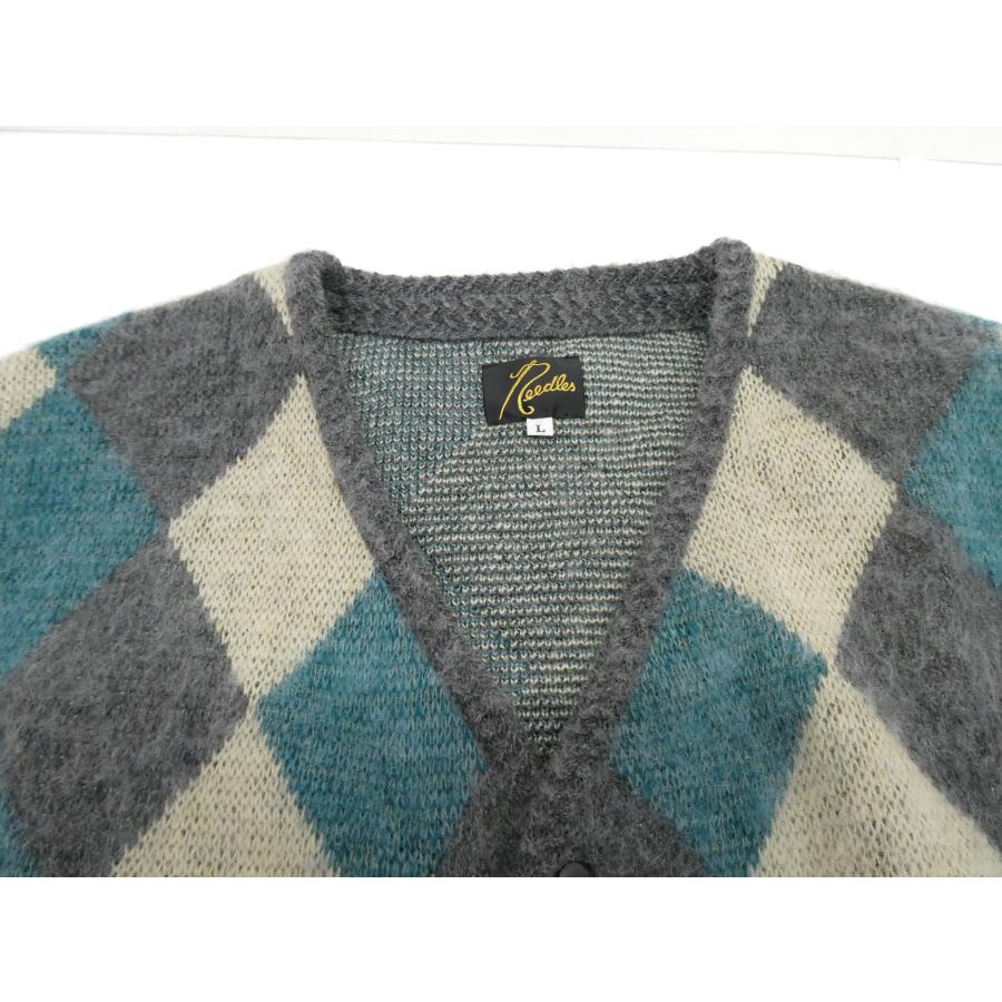 Needles（ニードルス） ニードルズ モヘアカーディガン アーガイル柄