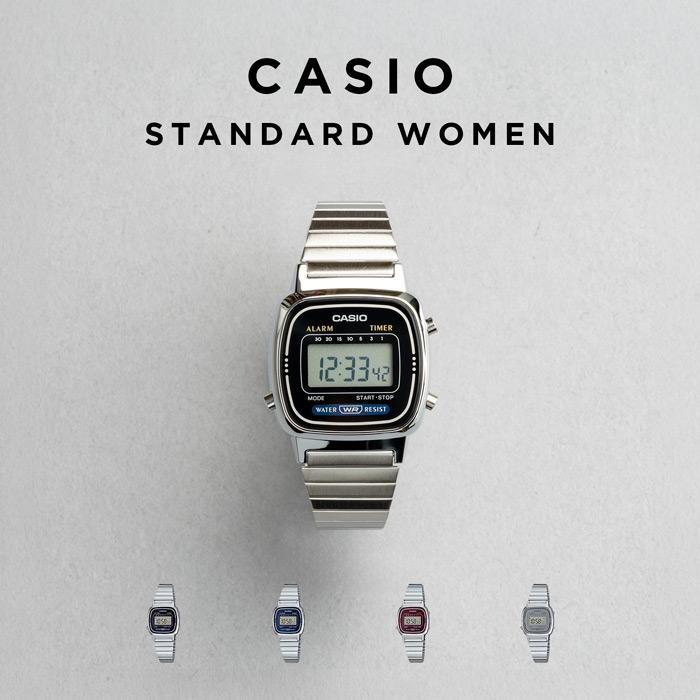 スタンダード デジタル 海外正規品 10年保証 CASIO STANDARD LADYS