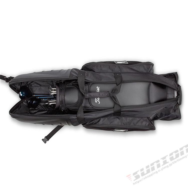 トラベルバッグ ゴルフ キャディバッグ カバー ローラー付き