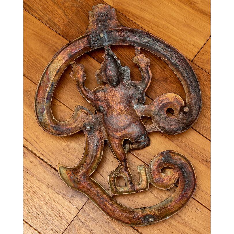 仏像 置物 ガネーシャ 壁掛け 壁掛けガネーシャ タミル・オーン 48cm