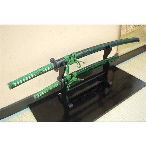 模造刀 緑雲 大刀 小刀セット クリーニングクロス付セット 国産