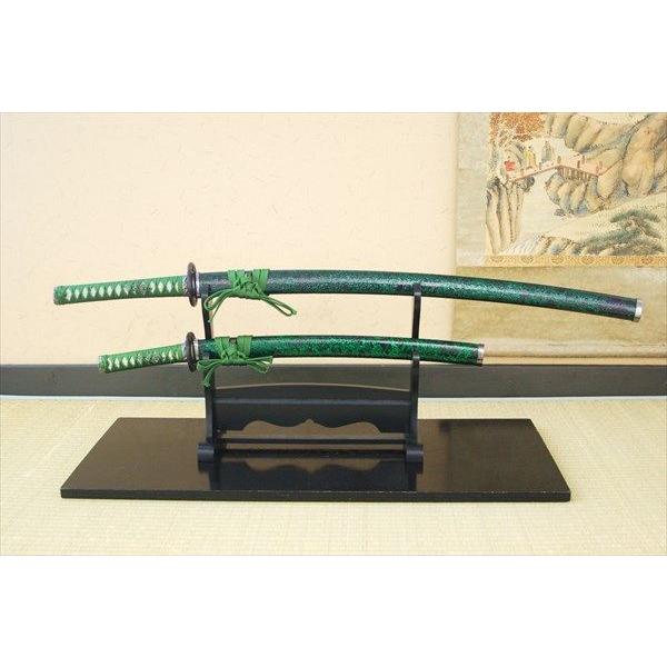 模造刀 緑雲 大刀 小刀セット クリーニングクロス付セット 国産