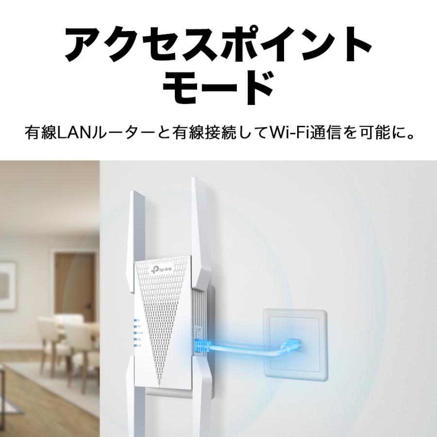 TP-Link TP-Link WiFi6E トライバンド無線LAN中継器 RE815XE/A 2402+