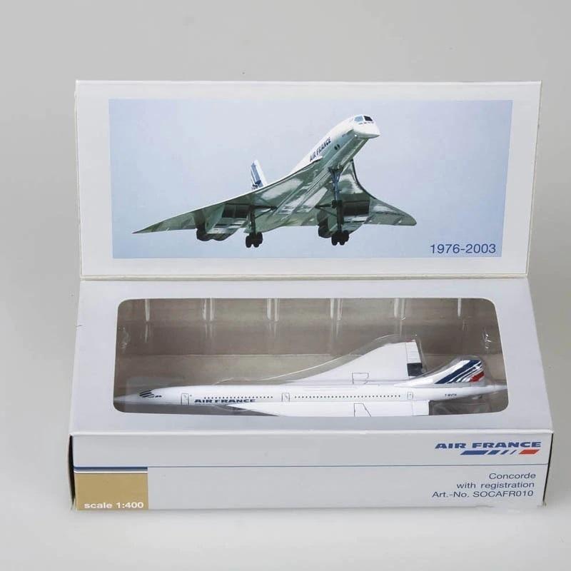 ダイキャスト 1/400 完成品 コンコルド エールフランス 飛行機モデル