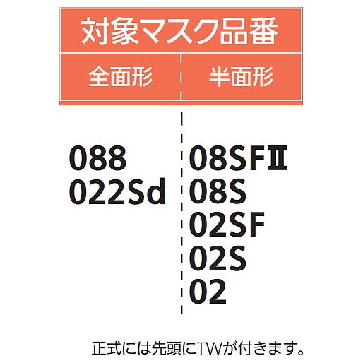 シゲマツ 防じん 電動ファン付マスク用フィルター X2 (活性炭素繊維入