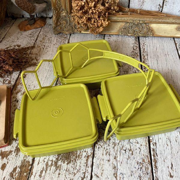 Tupperware ヴィンテージ*Tupperware タッパーウェア*ピクニック 3段重