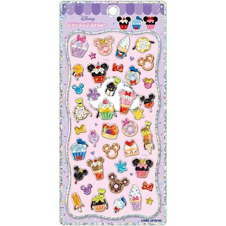 カミオジャパン ミッキー&フレンズ プチドロップステッカー スイーツ